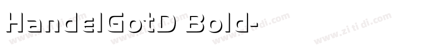 HandelGotD Bold字体转换